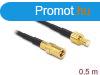 DeLock Antenna Cable SMB Plug > SMB Jack RG-174 0,5m Blac