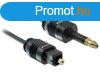 DeLock Toslink Standard apa > Toslink mini 3.5 mm apa 1m