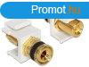 DeLock Keystone module binding post > thread nut Black