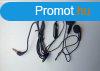 Doro gyri fekete 3,5mm jack sztereo headset csptetvel