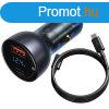 Baseus USB/USB-C 65W 5A SCP QC 4.0 + PD 3.0 LCD + Type-C Cab