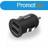 Hama Mini Car Dual Charger Black