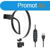 Logilink 20cm LED Ring Light with Lighting Controls