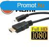 Micro HDMI kbel 3m (20425)