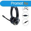 Conceptronic Fejhallgat - POLONA02BA (3.5mm Jack+eloszt, h