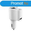 Flhallgat auts tltvel, 3 in 1, mono headset, 3,1 A gyor