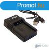Sony NP-FM50, FM500H, F550 stb. kompatibilis micro USB akkum