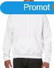 Kenguru zsebes kapucnis pulver, Gildan GI18500, White-XL