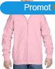 Cipzros kapucnis gyerekpulver, Gildan GIB18600, Light Pink