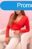 Hossz ujj, mly kivgs body blz, 13613-as modell, piros