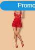  838-BAB-3 babydoll & thong red  S/M 