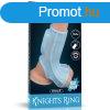  Vibrating Ridge Knights Ring with Scrotum Sleeve 