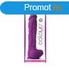  Colours - Pleasures - 10" Dildo - Purple 