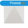Triangles oldalfali dekor lmpatest, 5W, fehr, termszetes 