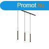 Modern snrendszer 3 medlos lmpval, bronz, 1 fzis - Sli