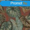 Tahiti bord-zld tlmretezett leveles tapta TA25053
