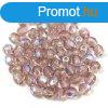 Cseh csiszolt goly gyngy - Light Amethyst AB - 3mm