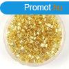 Miyuki kocka gyngy - 3 - Silver Lined Gold - 1.8mm