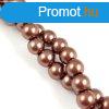 Tekla goly gyngy - Metallic Light Bronze - 6mm (szlon - k