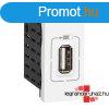 Legrand Program Mosaic USB tlt aljzat, 1,5A, 1 modulos, fe
