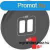 Legrand Cliane 2xUSB tltaljzat burkolat, grafit, Legrand 