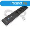 EMOS P1422SM, GoSmart hosszabbt 2 m / 4 aljzat / kapcsols