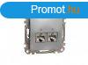 J SEDNA 2xRJ45 Cat6 STP aljzat, alumnium