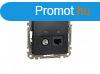 J SEDNA TV/RJ45 Cat6 UTP kombinlt aljzat, antracit