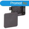 Ktdoboz 75x75x40 IP54 vzmentes fekete
