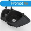 Grnit mosogat NERO Compact + kihzhat zuhanyfejes Snake c