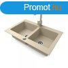 Grnit mosogattlca NERO Verso + Design csaptelep + dugkie