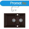 Laneo Boston S63-43BRM Grnit Mosogat + dugemel (sttbar