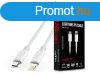 Maxlife USB Type-C - Lightning adat- s tltkbel 1 m-es ve