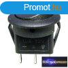 1k.3p.2ll.Billen kapcsol.12V/16A.Zld LED vilgtssal.
