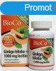 Ginkgo Biloba + 1000 mg Lecitin Megapack 90 db - BioCo 
