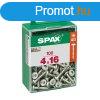 Csavaros doboz SPAX Wirox Fa Kerek fej 100 Darabok (4 x 16 m