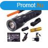 Taktikai LED zseblmpa zoom funkcival - XM-L3 U3 fnyforrs