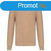 Frfi prmium V-nyak pulver, Kariban KA982, Camel Heather-