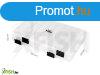 Delphin Tbx Duo Szerelkes Doboz 355-16P Clip 355x231x60 mm