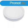 LED spotlmpa, 18W, falra szerelhet, kerek, meleg fehr fn