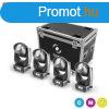 FLASH 4x LED Moving Head 200W CMY Wash