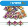 Wibeduo cseh prselt 2lyuk gyngy - Crystal Rainbow Metalli