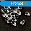 Cseh prselt csepp gyngy - Crystal - 4x6mm