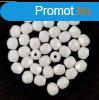 Cseh csiszolt goly gyngy - Chalk White Luster - 4mm