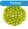 Cseh csiszolt goly gyngy - Opaque Olive - 3mm