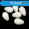 Csiszolt csepp gyngy 15x10mm - White