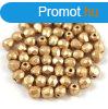 Cseh csiszolt goly gyngy - Aztec Gold - 3mm