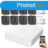 Hikvision 5 megapixeles 8 kamers rendszer 80 mter lttvo