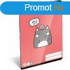 Lollipop Kit Tok, Catto tztt fzet A/5, 40 lap sima, cics