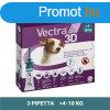 Vectra 3D rcsepegtet oldat S 4-10 kg kztti kutyknak 3 p